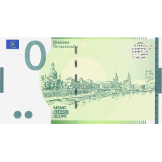 0 Euro Biljet Dresden Terrassenufer 0 Euro Biljet Dresden Terrassenufer